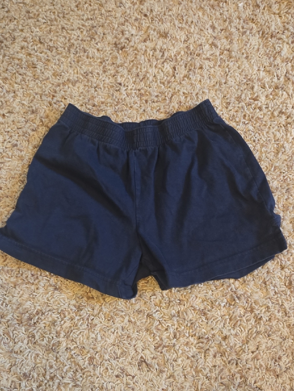 Everyday Kids Navy Elastic-Waist Shorts